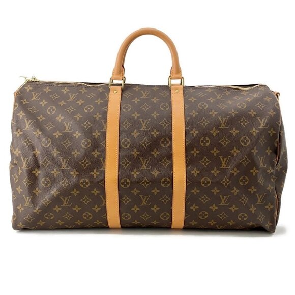 LOUIS VUITTON Keepall Bandouliere Size 55 Monogram Brown M41414 - Picture 1 of 16